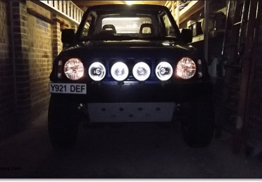 sized jimny in the dark