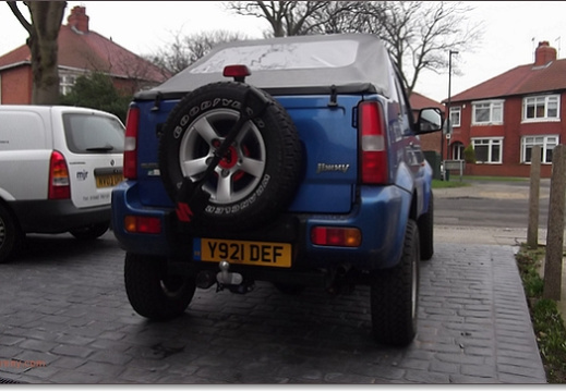 sized jimny rear