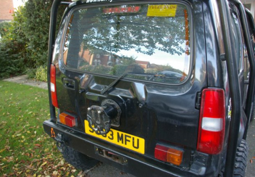 Rear of vehicle