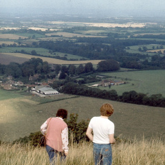 Keith McFarlane and Carole - Devils Dyke?