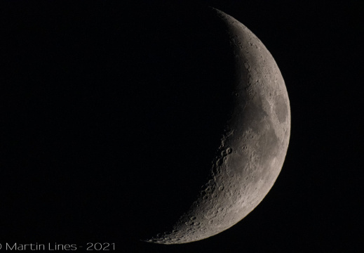 32% Waxing Crescent Moon