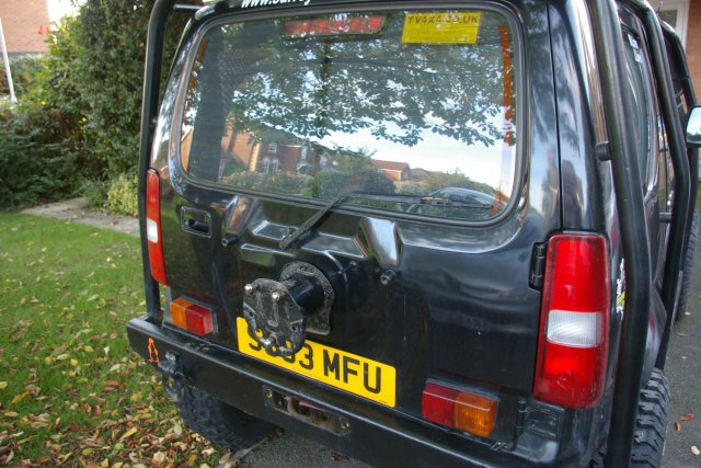 Rear of vehicle